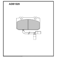 Тормозные колодки дисковые, комплект ALLIED NIPPON I 096D 1441278358 ADB1529