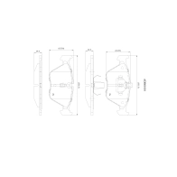 Тормозные колодки дисковые, комплект ALLIED NIPPON ADB01010 1441278665 1OZ 6OW