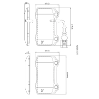 Тормозные колодки дисковые, комплект ALLIED NIPPON FREZ Z2P ADB11737 1441278963