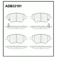 Тормозные колодки дисковые, комплект ALLIED NIPPON ADB32181 TMW J21 1441279169