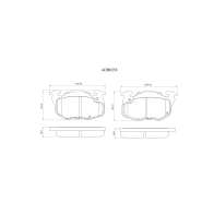 Тормозные колодки дисковые, комплект ALLIED NIPPON 99QM H4 ADB0258 1441279328