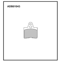 Тормозные колодки дисковые, комплект ALLIED NIPPON 1441279758 X04VIK W ADB01043