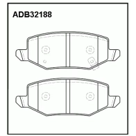 Тормозные колодки дисковые, комплект ALLIED NIPPON 1441279760 ADB32188 9MS4J FX