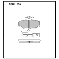 Тормозные колодки дисковые, комплект ALLIED NIPPON 1441279968 7ILL4 75 ADB11050