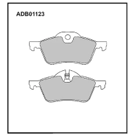 Тормозные колодки дисковые, комплект ALLIED NIPPON ADB01123 8DKFW CD 1441280243