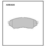 Тормозные колодки дисковые, комплект ALLIED NIPPON 1441280278 12Z 7G ADB3826