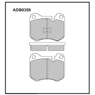 Тормозные колодки дисковые, комплект ALLIED NIPPON PFNV6G B 1441280420 ADB0359