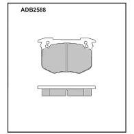 Тормозные колодки дисковые, комплект ALLIED NIPPON OZYR0 S8 1441280422 ADB2588