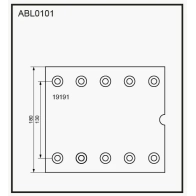 Тормозные накладки, башмаки ALLIED NIPPON YKATC DN ABL0101 1441280616