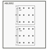 Тормозные накладки, башмаки ALLIED NIPPON 1441280677 ABL0052 15 ETVGC