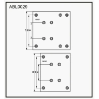Тормозные накладки, башмаки ALLIED NIPPON ABL0029 016G YA 1441280699