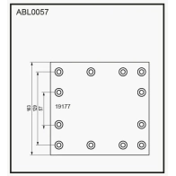Тормозные накладки, башмаки ALLIED NIPPON ABL0057 9 N5GS 1441280706