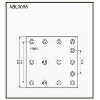 Тормозные накладки, башмаки ALLIED NIPPON ABL0086 1441280719 ZT1 0JPO