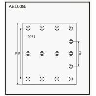 Тормозные накладки, башмаки ALLIED NIPPON YE QHB ABL0085 1441280723