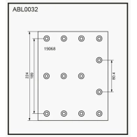 Тормозные накладки, башмаки ALLIED NIPPON V76 N3H ABL0032 1441280729