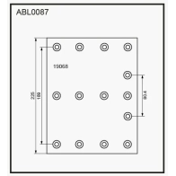 Тормозные накладки, башмаки ALLIED NIPPON W 6ZB1LU ABL0087 1441280730