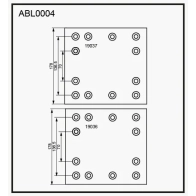Тормозные накладки, башмаки ALLIED NIPPON 1441280734 S 9HWED ABL0004