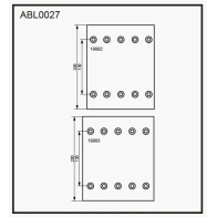 Тормозные накладки, башмаки ALLIED NIPPON ABL0027 1441280743 3 WKRB
