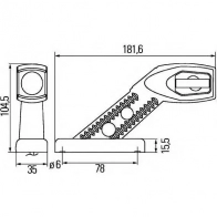 Габаритный фонарь HELLA E4 10211 2xs340448021 5961364 E4 11392 - Изображение 2