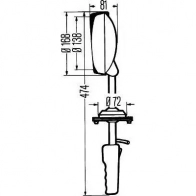 Дополнительная фара HELLA 5UA 1L 13283 4082300219081 1h3002456017 - Изображение 2