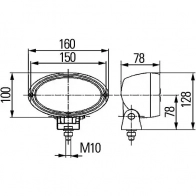 Лампа освещения салона HELLA Oval 100 FF 1GA 996 161-291 13068 ELPHE - Изображение 8