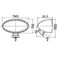 Дополнительная фара HELLA Comet FF 100 E1 651 1fa007891071 12755
