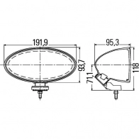 Дополнительная фара HELLA 12771 015435 1fb007892061 Comet FF 300