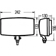 Дополнительная фара HELLA 12796 1fe002537471 E1 880 015259 - Изображение 2