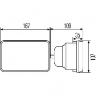 Фара HELLA 1AB 003 177-071 E1 24460 11295 012133 - Изображение 2