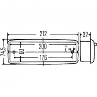 Плафон подсветки салона HELLA 0225 90 2ja002661001 14760 AGEC87M - Изображение 2