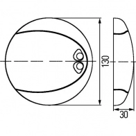 Плафон подсветки салона HELLA 2ja959950041 14948 C6YOYWM EuroLED Touch - Изображение 2