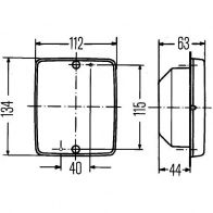 Поворотник HELLA E1 63253 2BA 003 236-541 021259 14155 - Изображение 2