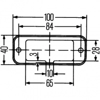 Парковочный огонь HELLA 024537 2PF 961 167-021 E1 31446 15341 - Изображение 2