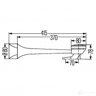 Звуковой сигнал HELLA 032013 E3 42926 3PB 005 411-001 19009 - Изображение 2