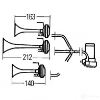 Звуковой сигнал HELLA FDLJS94 19010 E9 6045 3PD 003 001-671 - Изображение 2