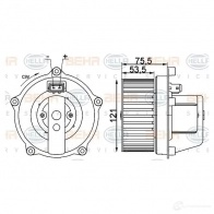 Генератор HELLA 36782 FWWDAF 8el730154001 U A938IR - Изображение 3