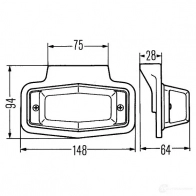 Дополнительный индикатор HELLA 14543 2bm001321031 U J9EV1 4082300189049 - Изображение 2