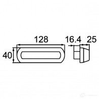 Дополнительная мигалка HELLA E24 5989 Shapeline Tech 14593 2BM 013 337-011 - Изображение 5