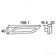 Дополнительный индикатор HELLA 14613 2bm013339041 Shapeline Style 9EUJOT8 - Изображение 2