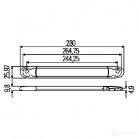 Дополнительный стоп-сигнал HELLA 2da343106221 14710 GRB1M E4 7696 - Изображение 2
