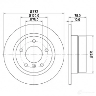Тормозной диск HELLA RGC829 50433PR O_HC 8dd355127171 1193339031 - Изображение 4