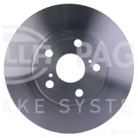 Тормозной диск HELLA OW75L 8DD 355 110-911 31657 543 06 - Изображение 2