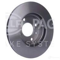 Тормозной диск HELLA 8DD 355 112-791 P8793C 5447 1 31845 - Изображение 4