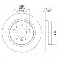 Тормозной диск HELLA H5TGJ 30740 5041 1PRO 8DD 355 101-731 - Изображение 4