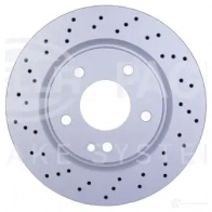 Тормозной диск HELLA IVKG5Q 8DD 355 110-211 31587 54244 PRO - Изображение 2