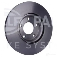 Тормозной диск HELLA 31655 54 304 8DD 355 110-891 E1Y6O - Изображение 4