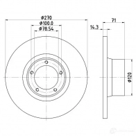Тормозной диск HELLA 8DD 355 100-291 5 1006 30596 04WUT - Изображение 4