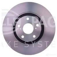 Тормозной диск HELLA 8DD 355 116-131 5495 3 D8WE67Z 32176 - Изображение 2
