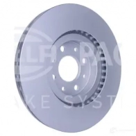Тормозной диск HELLA 8DD 355 107-831 K26V25 5 0326PRO 31350 - Изображение 4
