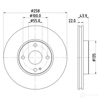 Тормозной диск HELLA VBV A1 Mazda MX-5 (ND) 4 2015 – 2020 8DD 355 131-821